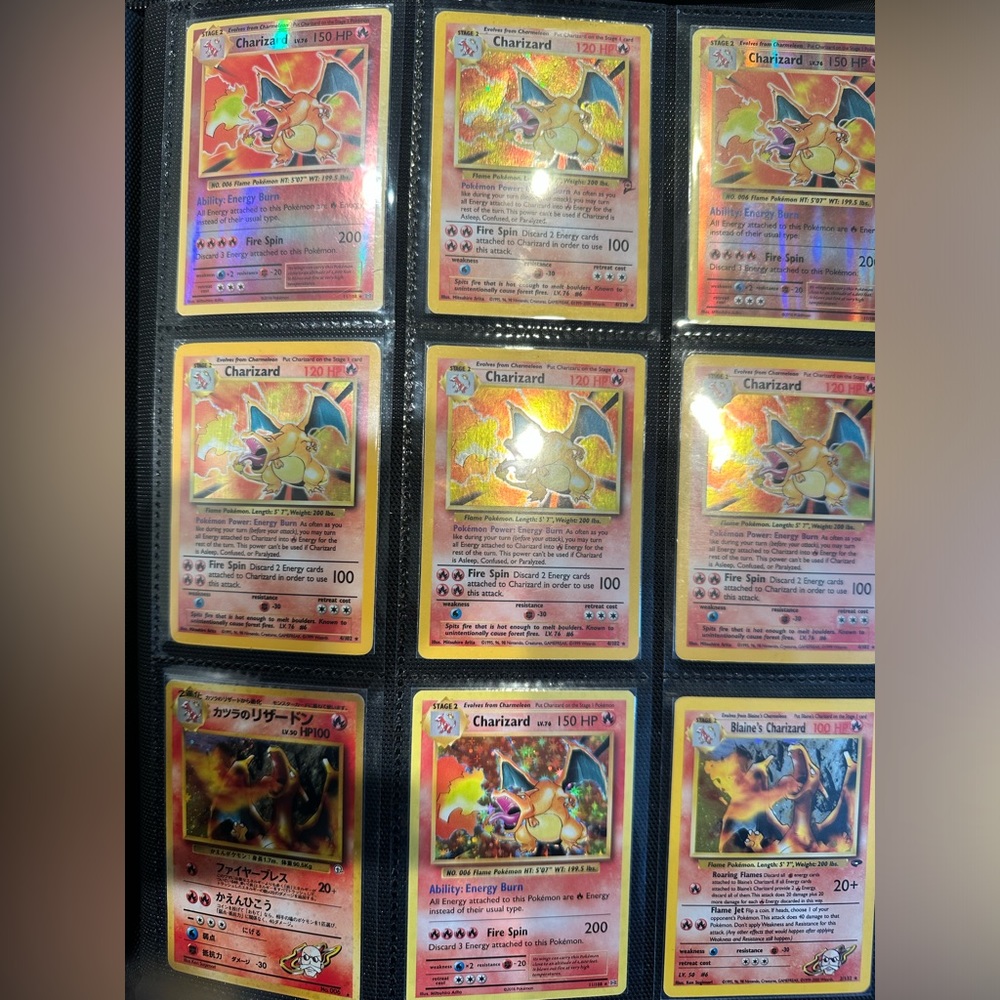 9 charizards for sale